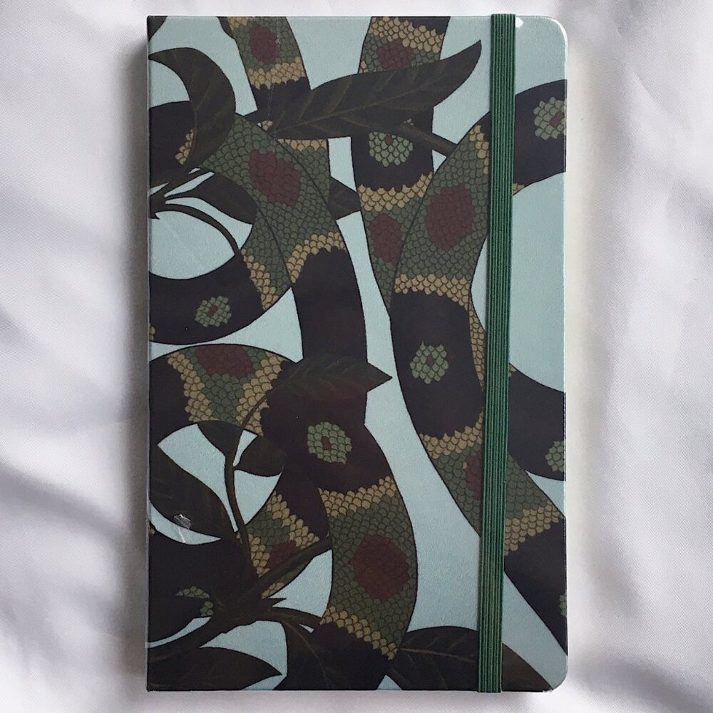 NWT Moleskine Year of the Snake Leaves Notebook - For lucky notes 5 x 8.25"